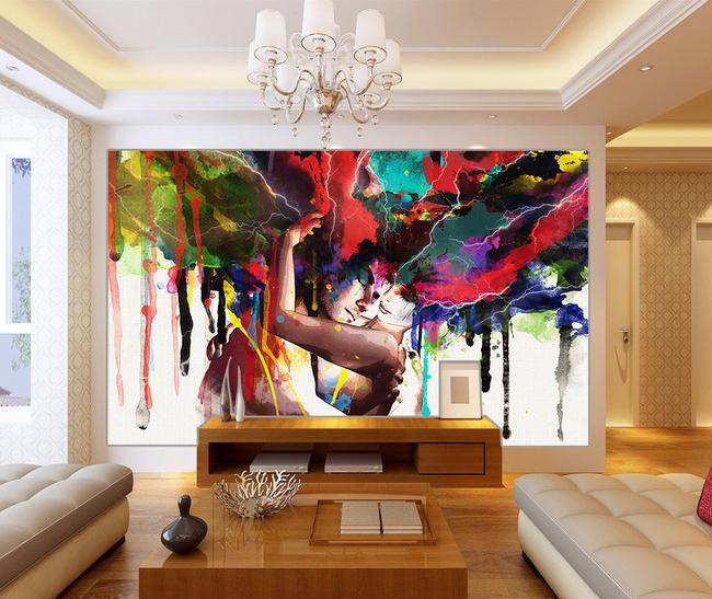 3D Oil Painting Graffiti 385 Wall Murals Wallpaper AJ Wallpaper 2