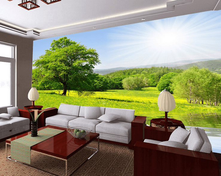 Grass Lawn Wallpaper AJ Wallpaper