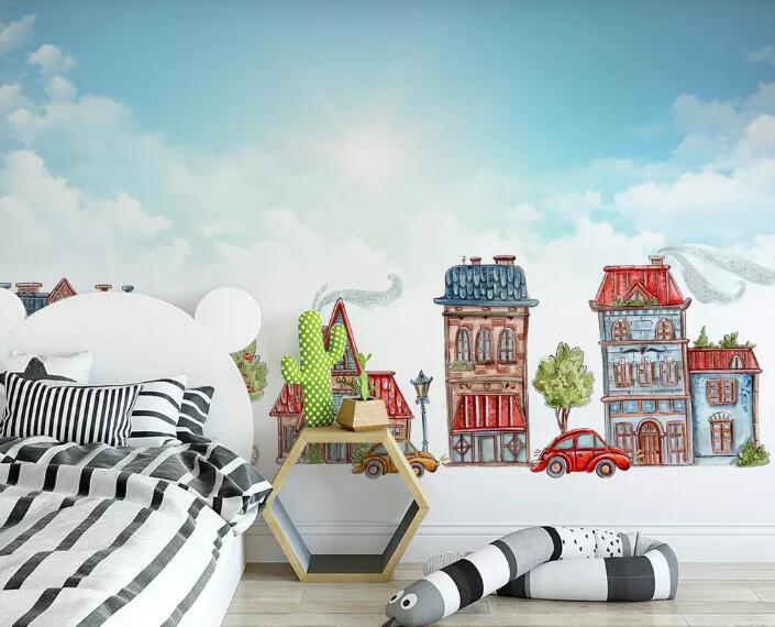 3D Colored Castle 1001 Wall Murals Wallpaper AJ Wallpaper 2