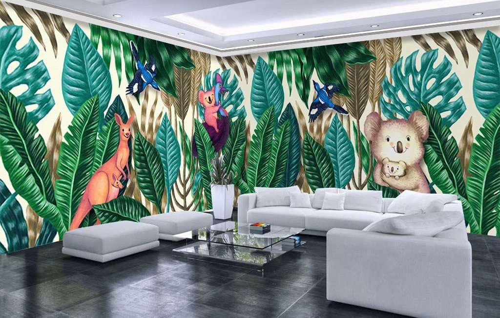 3D Animal Park 136 Wall Murals Wallpaper AJ Wallpaper 2