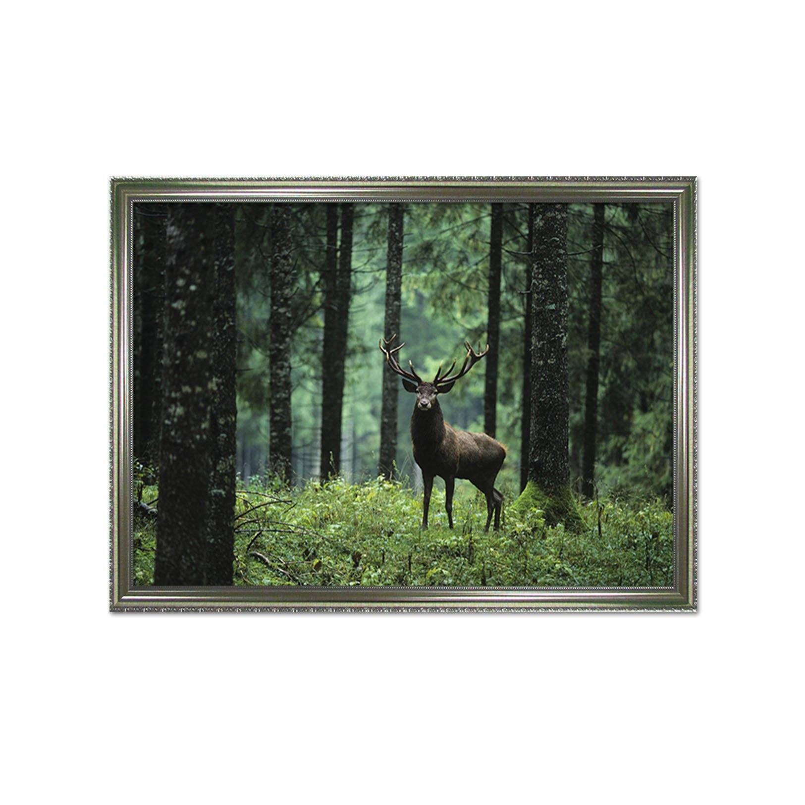 3D Suddenly Fawn 177 Fake Framed Print Painting Wallpaper AJ Creativity Home