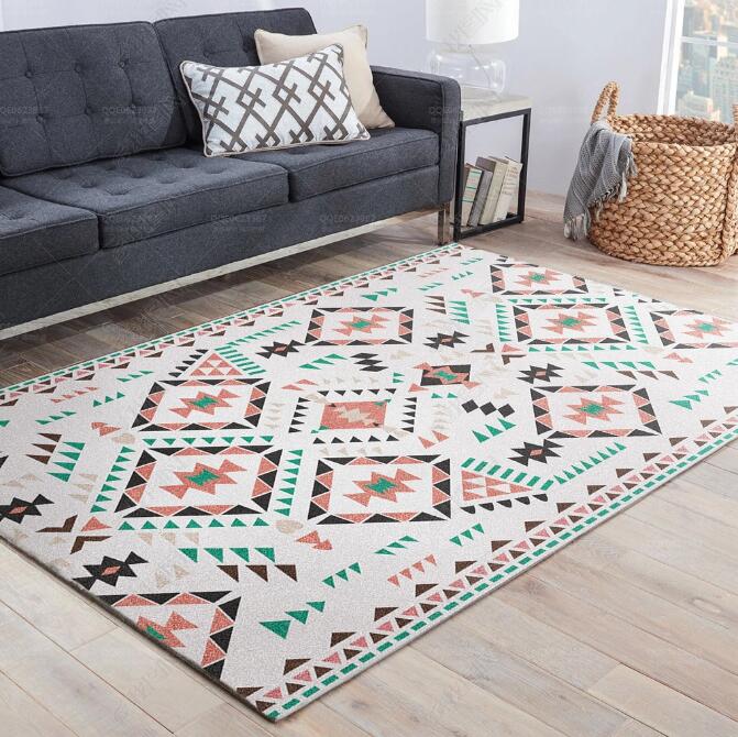 3D Color Geometry WG579 Non Slip Rug Mat Mat AJ Creativity Home