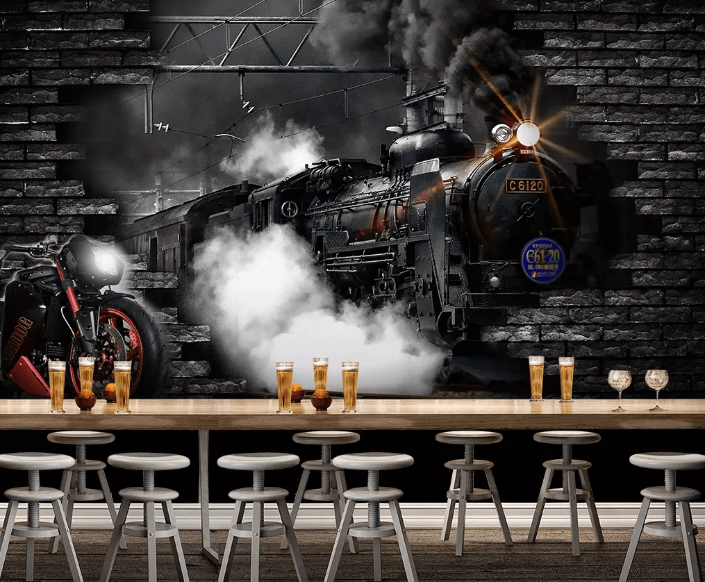 3D Train Flash Motorcycle 435 Wallpaper AJ Wallpaper 2