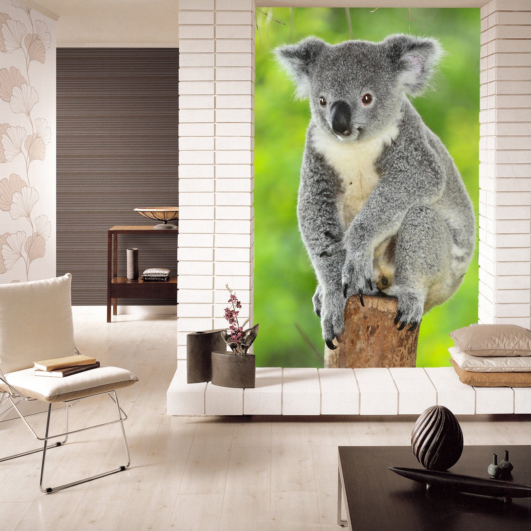 3D Koala Tree 129 Wall Murals Wallpaper AJ Wallpaper 2