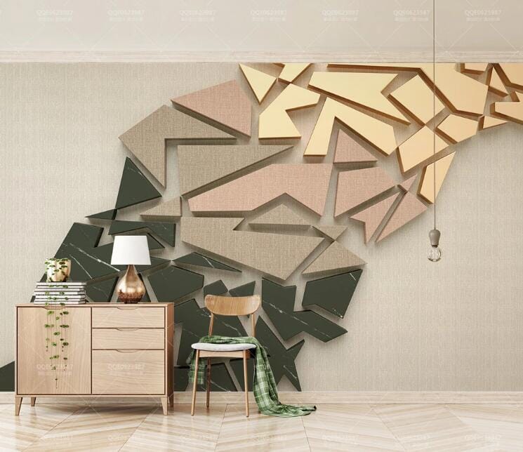 3D Geometric Figure WC119 Wall Murals Wallpaper AJ Wallpaper 2