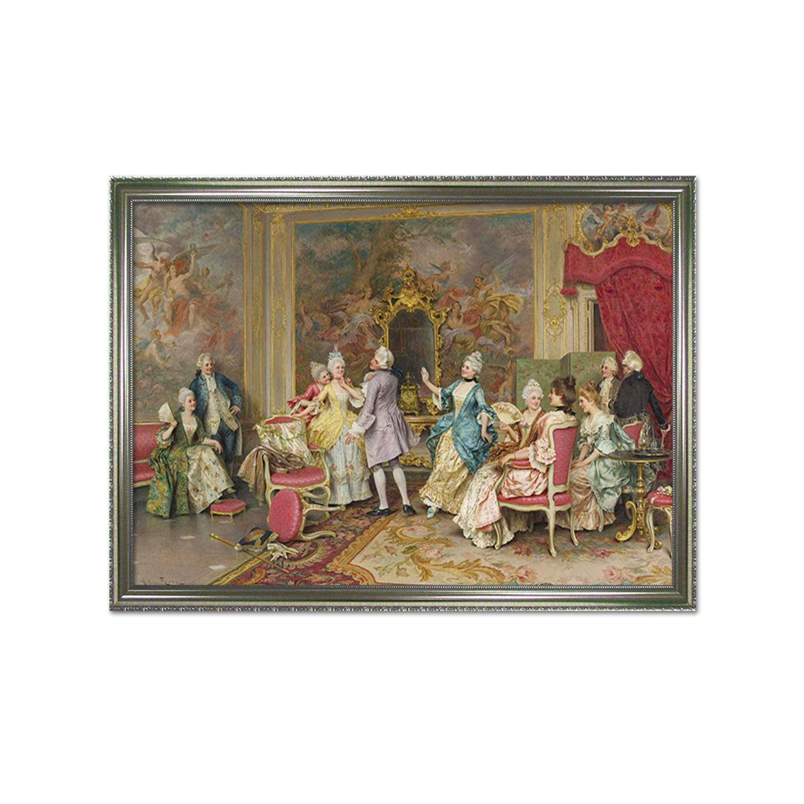 3D Happy Chat 040 Fake Framed Print Painting Wallpaper AJ Creativity Home