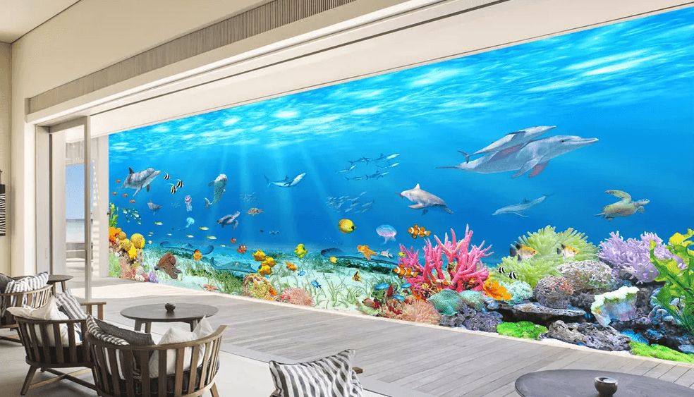 3D Undersea Dolphin Fish 91 Wallpaper AJ Wallpaper 2 