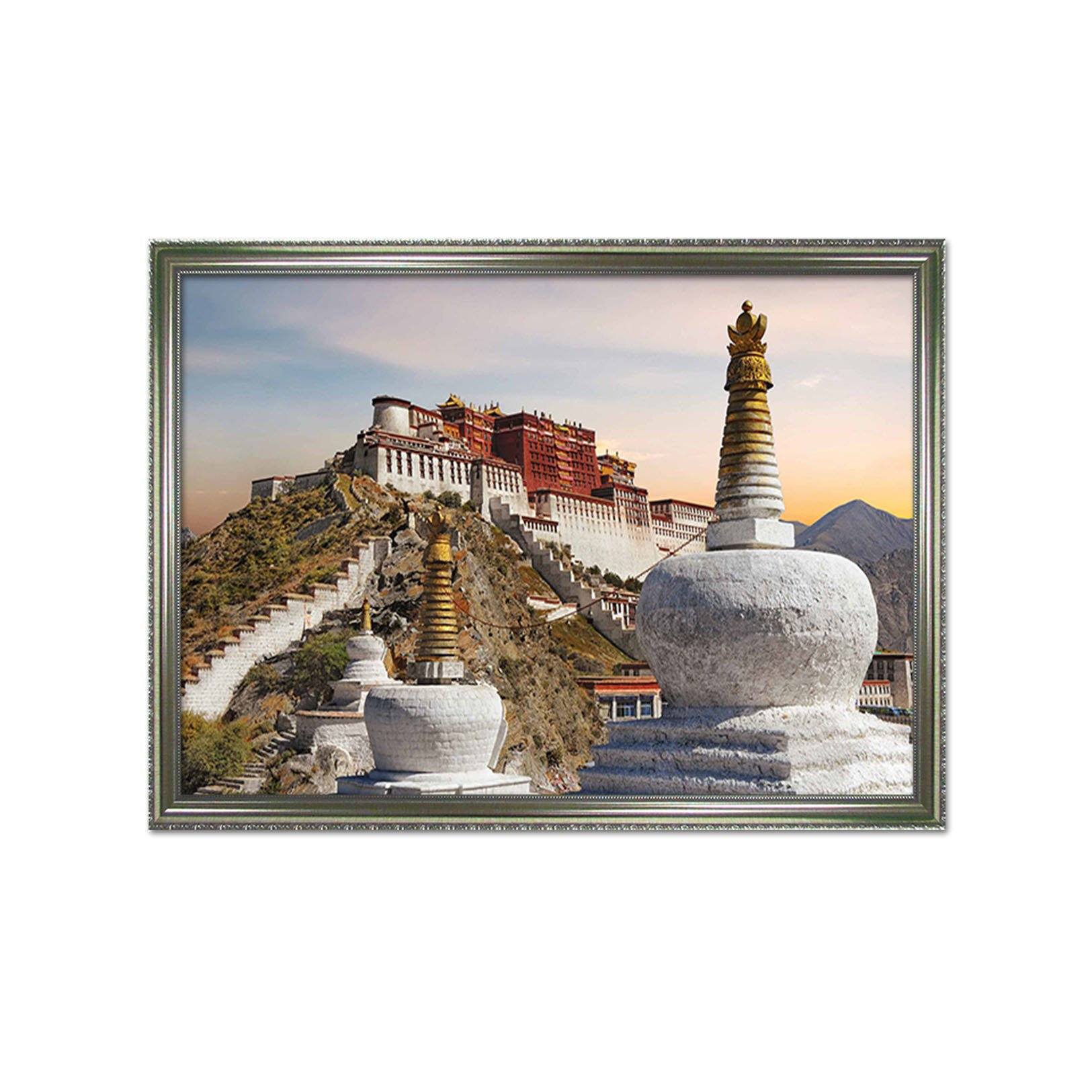 3D Beautiful Palace 080 Fake Framed Print Painting Wallpaper AJ Creativity Home