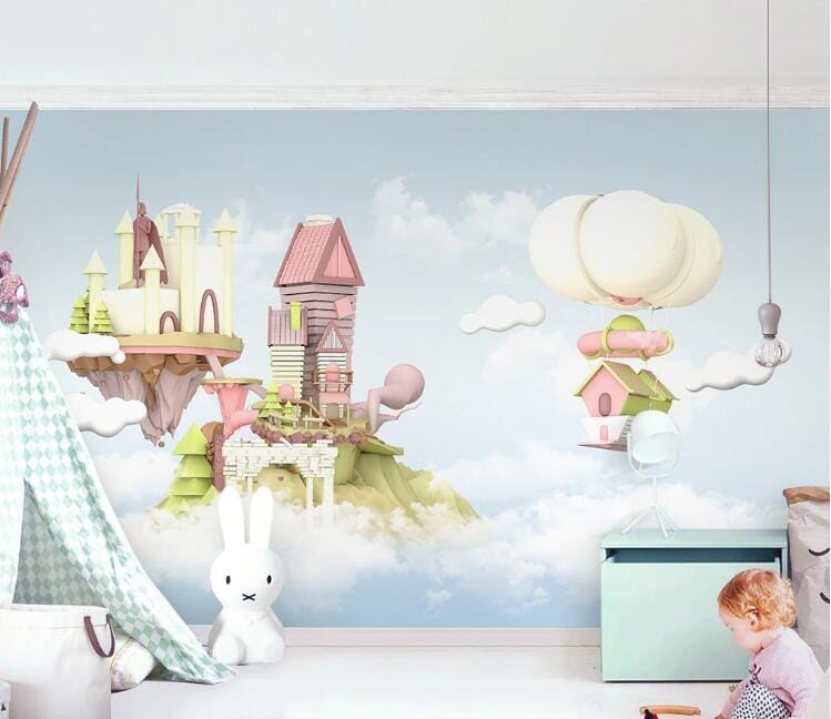 3D Color Castle WC259 Wall Murals Wallpaper AJ Wallpaper 2