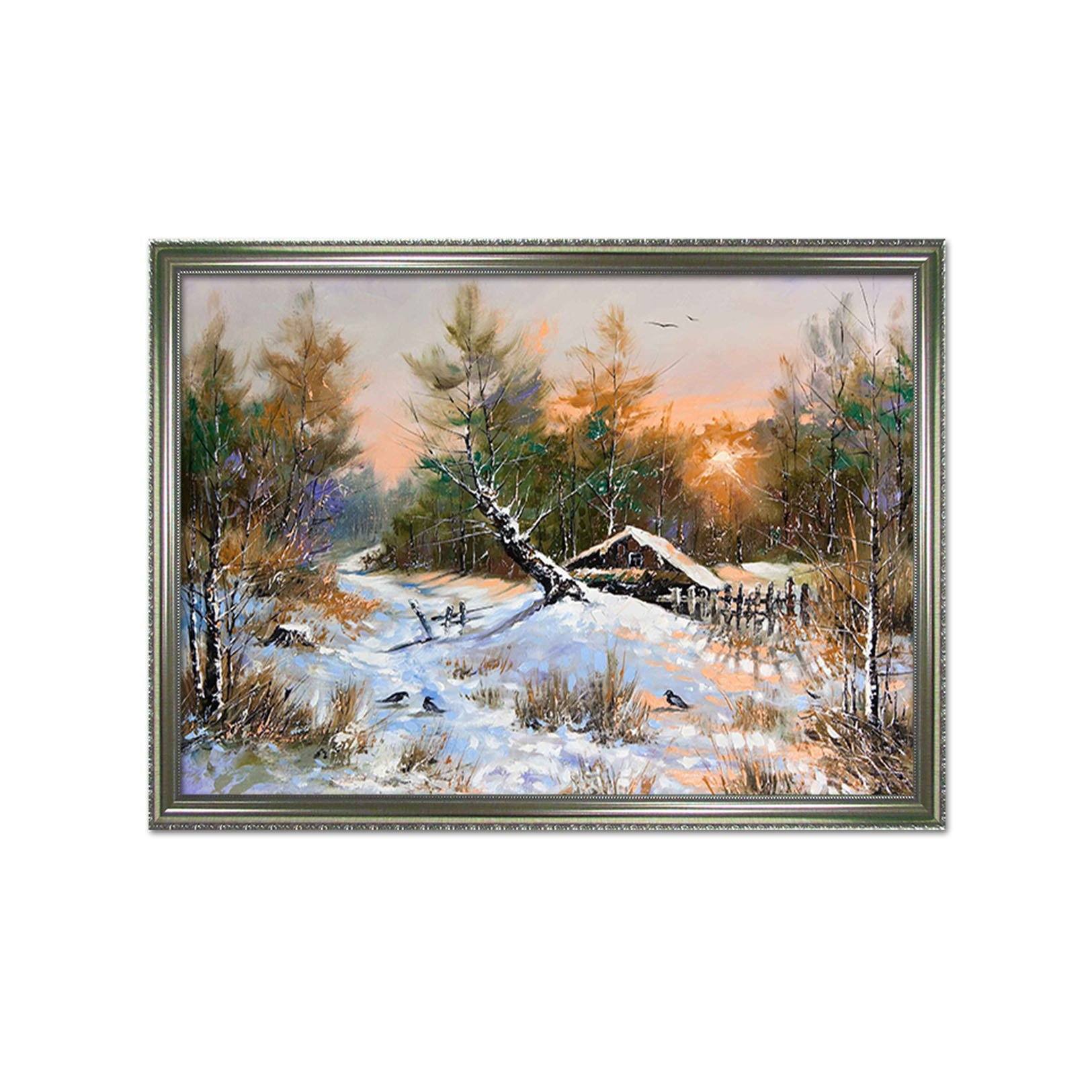 3D Landscape Tree 168 Fake Framed Print Painting Wallpaper AJ Creativity Home