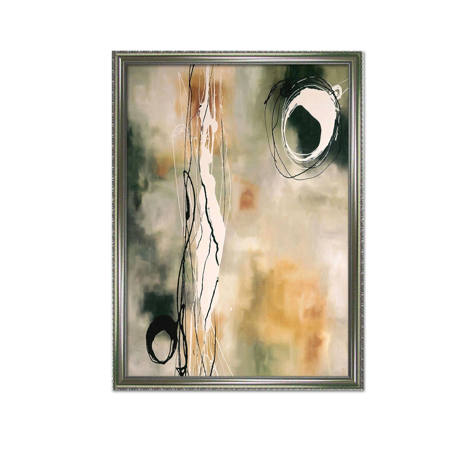 3D Graffiti Circle 113 Fake Framed Print Painting Wallpaper AJ Creativity Home