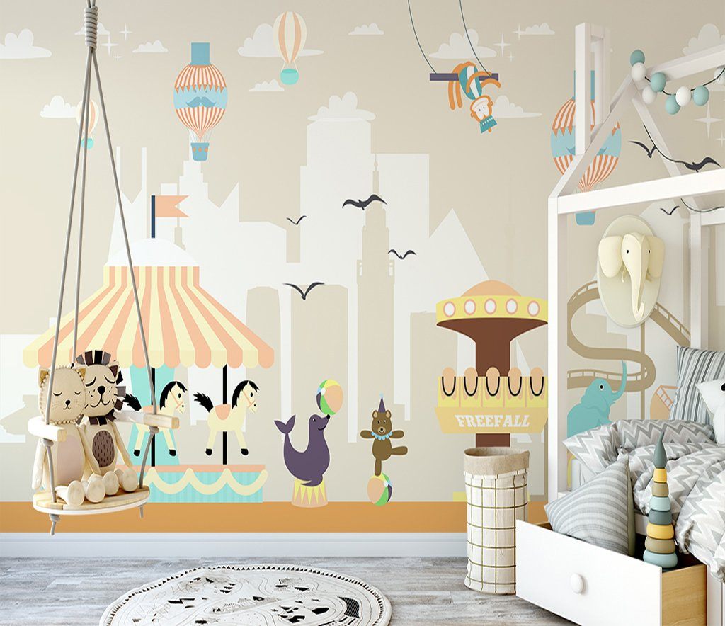 3D Hot Air Balloon 823 Wall Murals Wallpaper AJ Wallpaper 2
