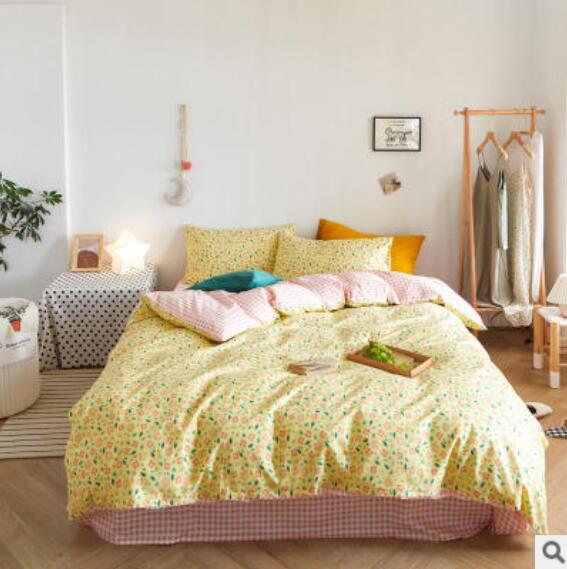 3D Yellow Floral 50074 Bed Pillowcases Quilt