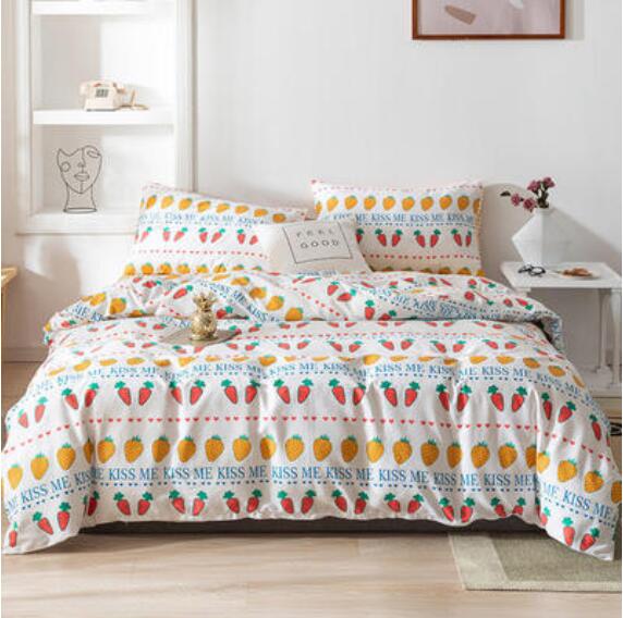3D Carrot Pattern 30043 Bed Pillowcases Quilt