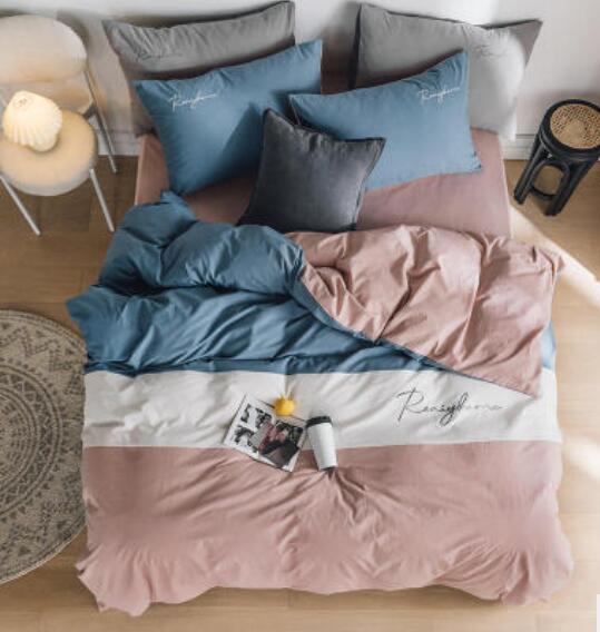 3D Blue White Pink 30070 Bed Pillowcases Quilt