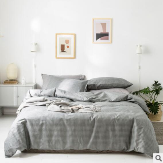 3D Dark Gray 14168 Bed Pillowcases Quilt