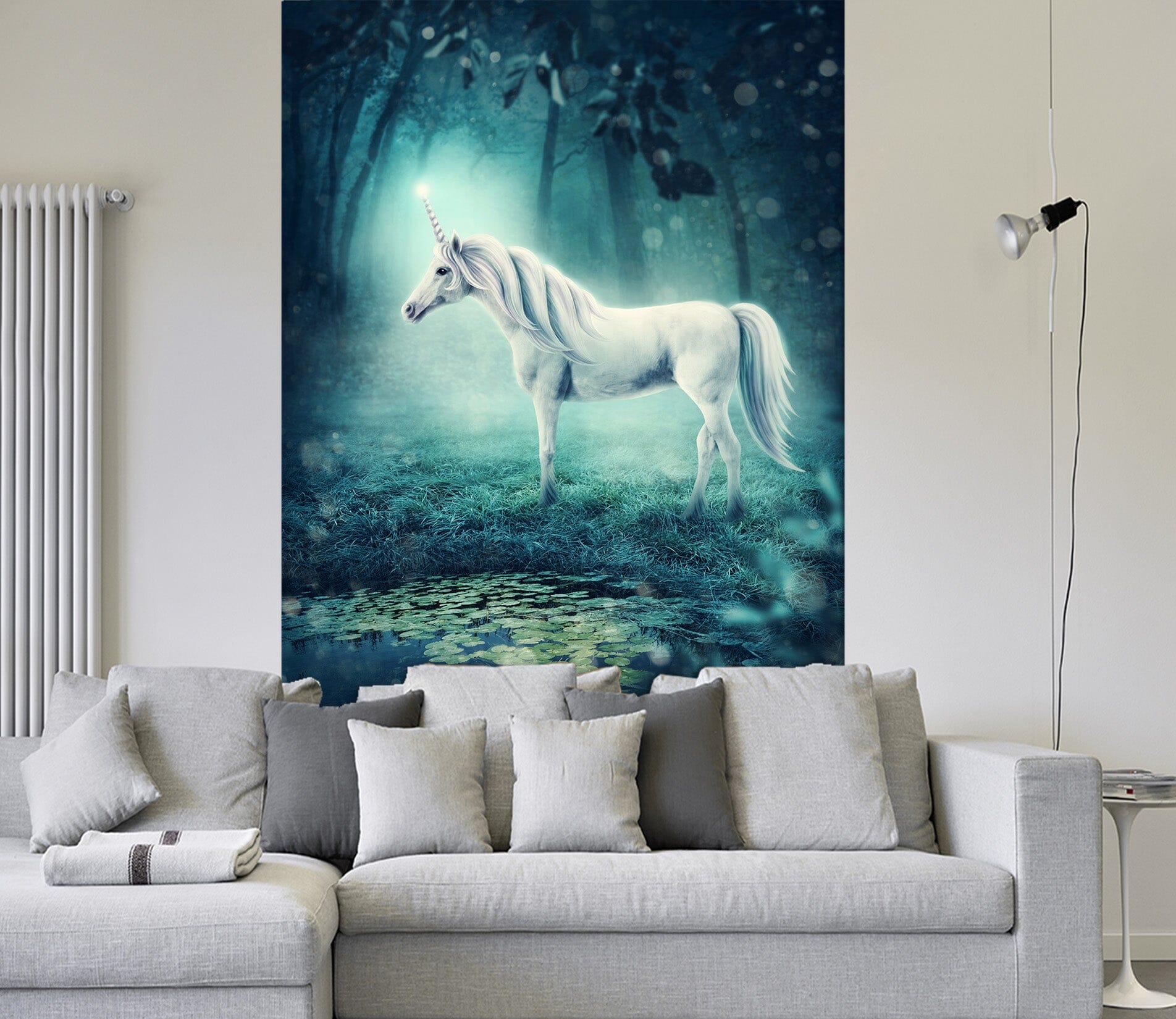 3D White Horse 1622 Wall Murals Wallpaper AJ Wallpaper 2