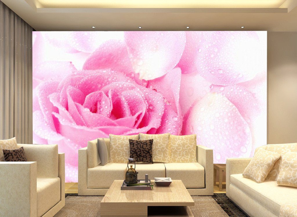 Pink Petals Wallpaper AJ Wallpaper