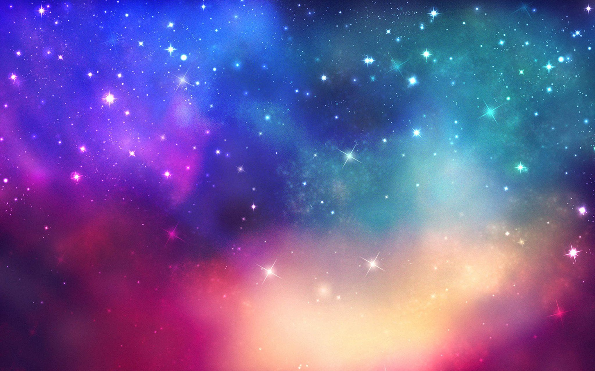 Aurora And Stars Wallpaper AJ Wallpaper