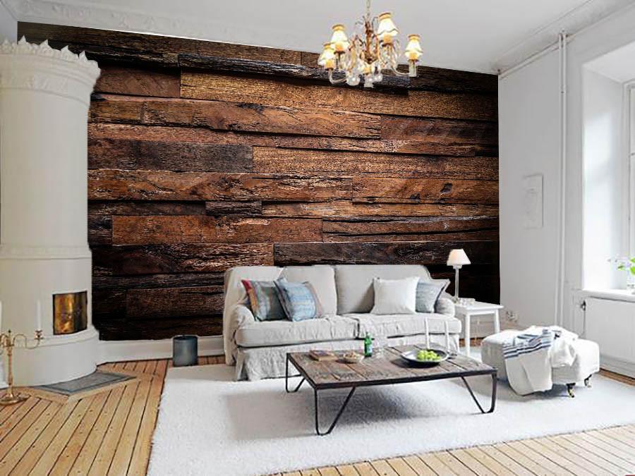 Uneven Boards Wallpaper AJ Wallpaper