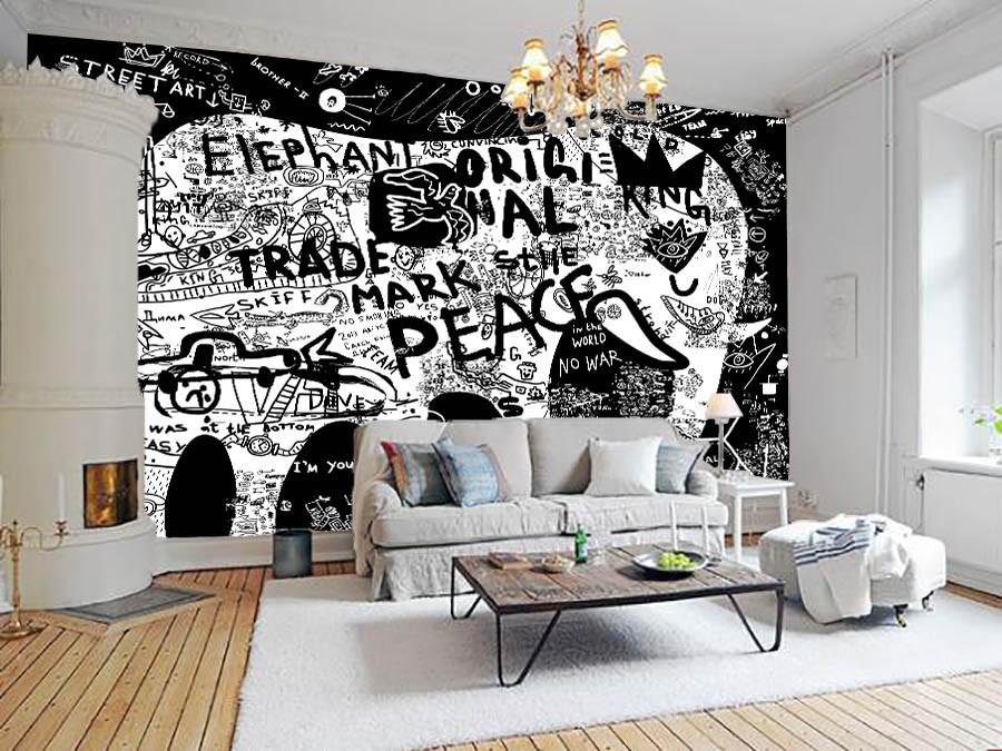 Various Patterns Graffiti Wallpaper AJ Wallpaper