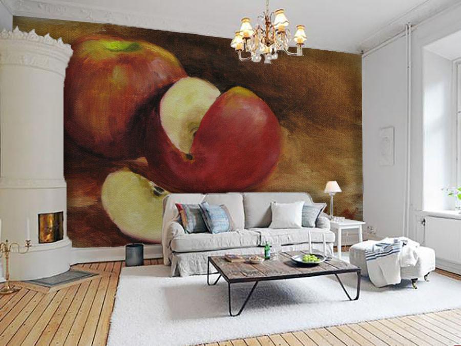 Apples Painting Wallpaper AJ Wallpaper 2