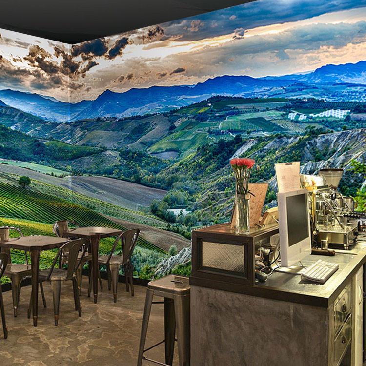 Hilly Landscape Wallpaper AJ Wallpaper