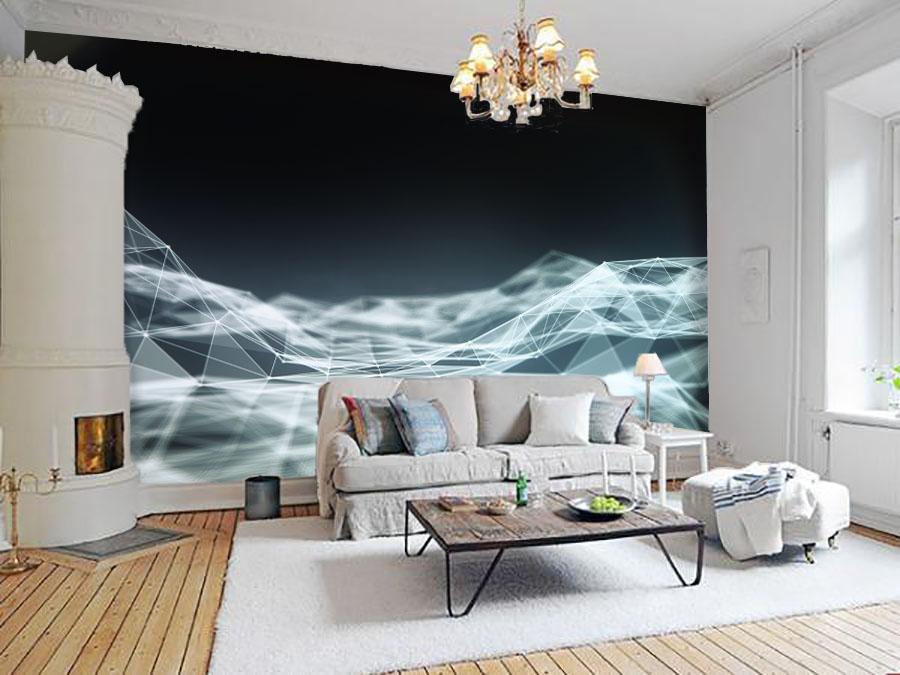 3D White Line 185 Wallpaper AJ Wallpaper