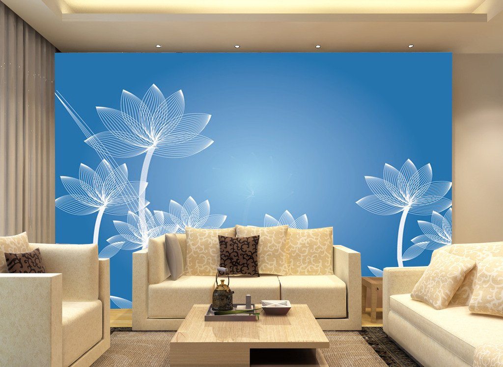 Transparent Flowers Wallpaper AJ Wallpaper