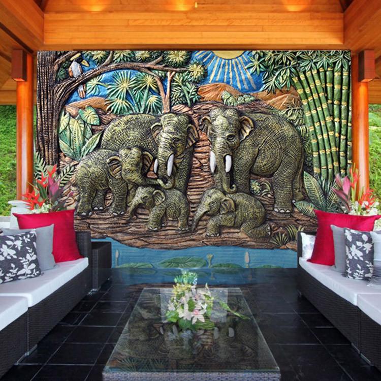 An Elephant Family 1 Wallpaper AJ Wallpaper