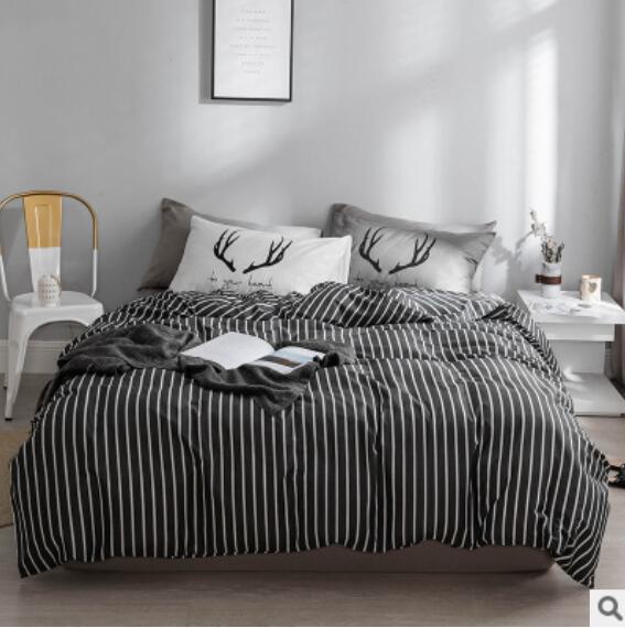 3D Black Vertical Stripes 20246 Bed Pillowcases Quilt