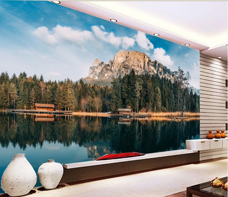 3D Lake Hill Scenery 91 Wallpaper AJ Wallpaper