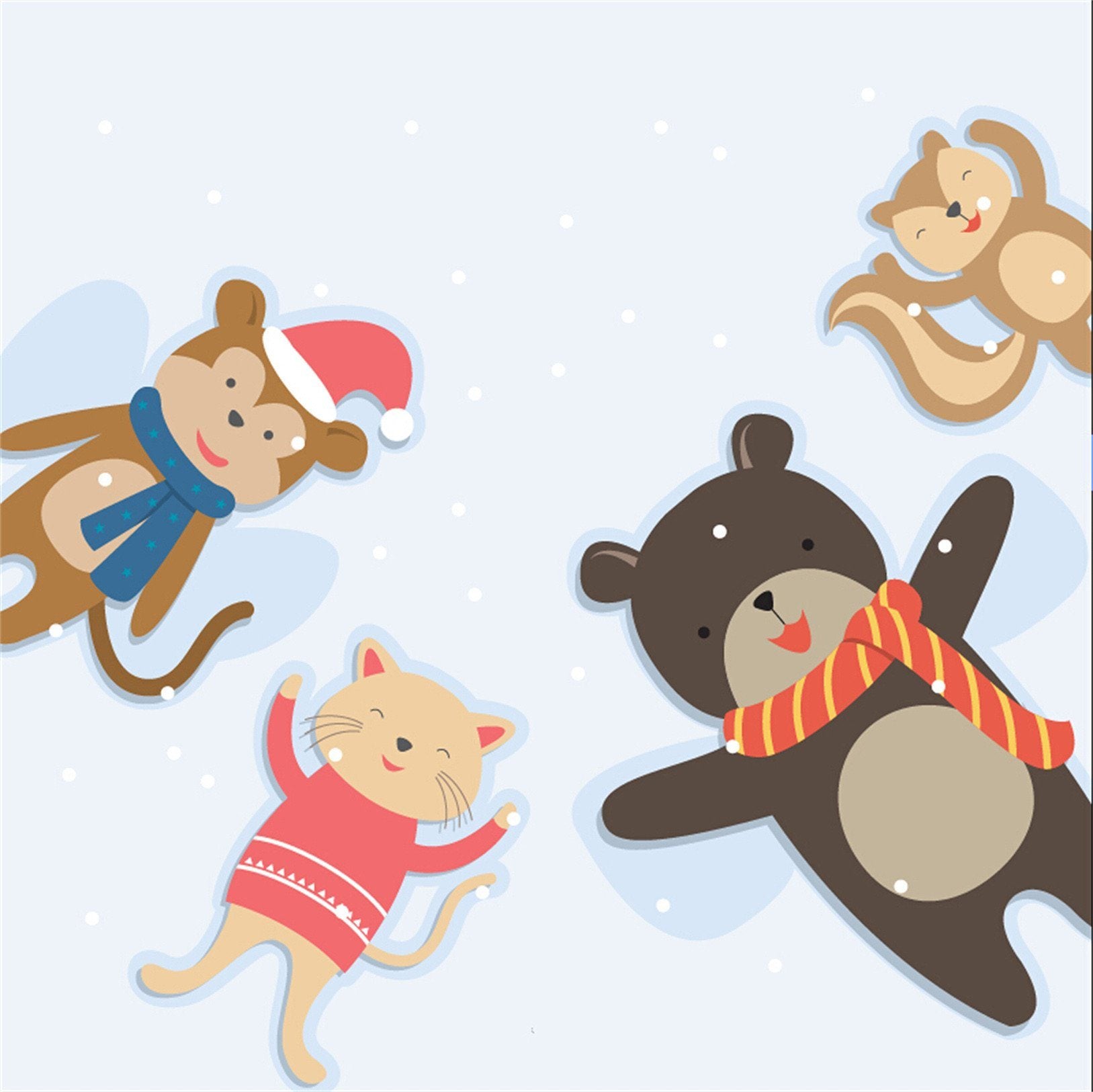 Lovely Animals Patterns Wallpaper AJ Wallpaper