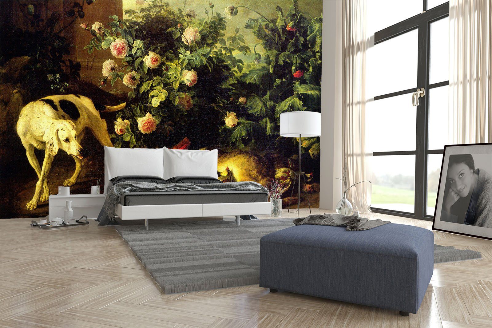 Animals And Flowers Wallpaper AJ Wallpaper