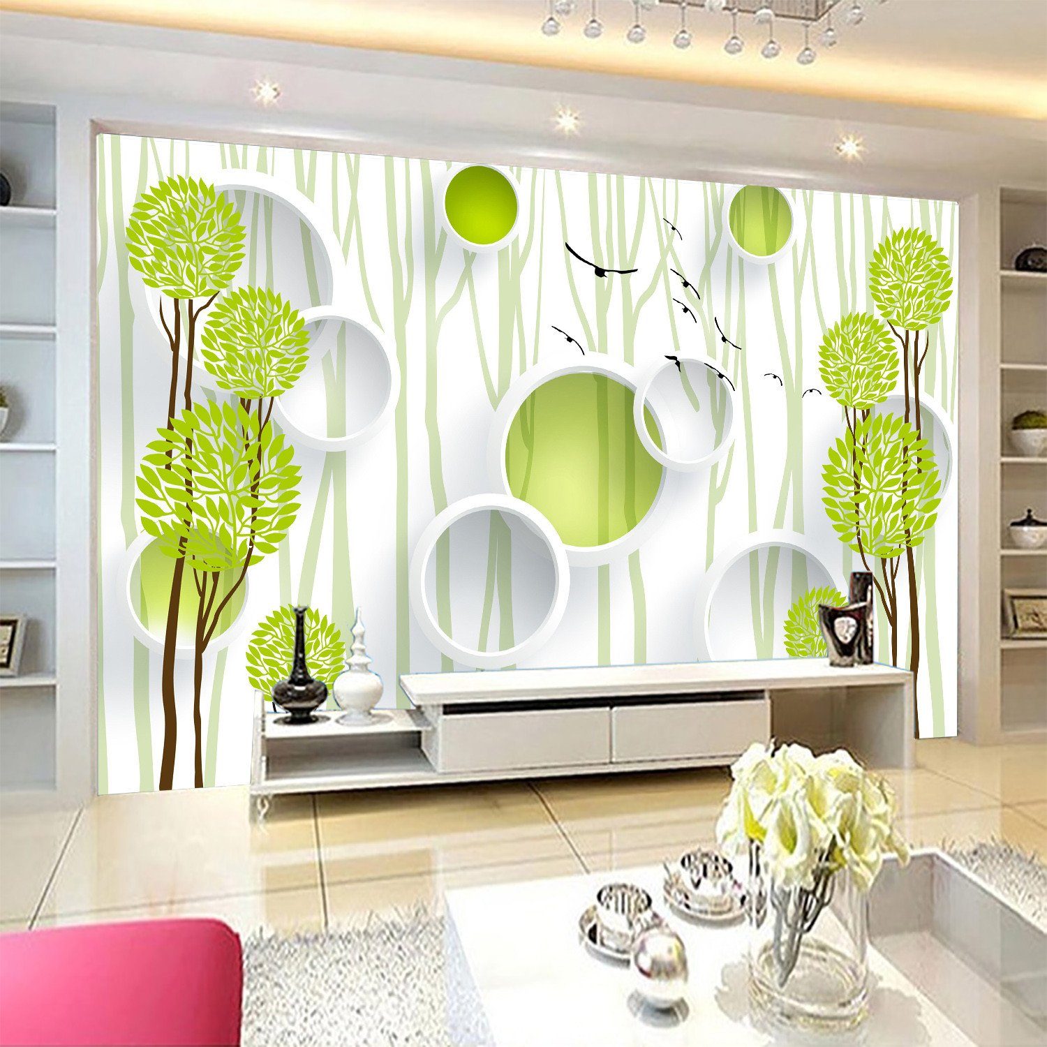 3D Danity Spring Tree 231 Wallpaper AJ Wallpaper