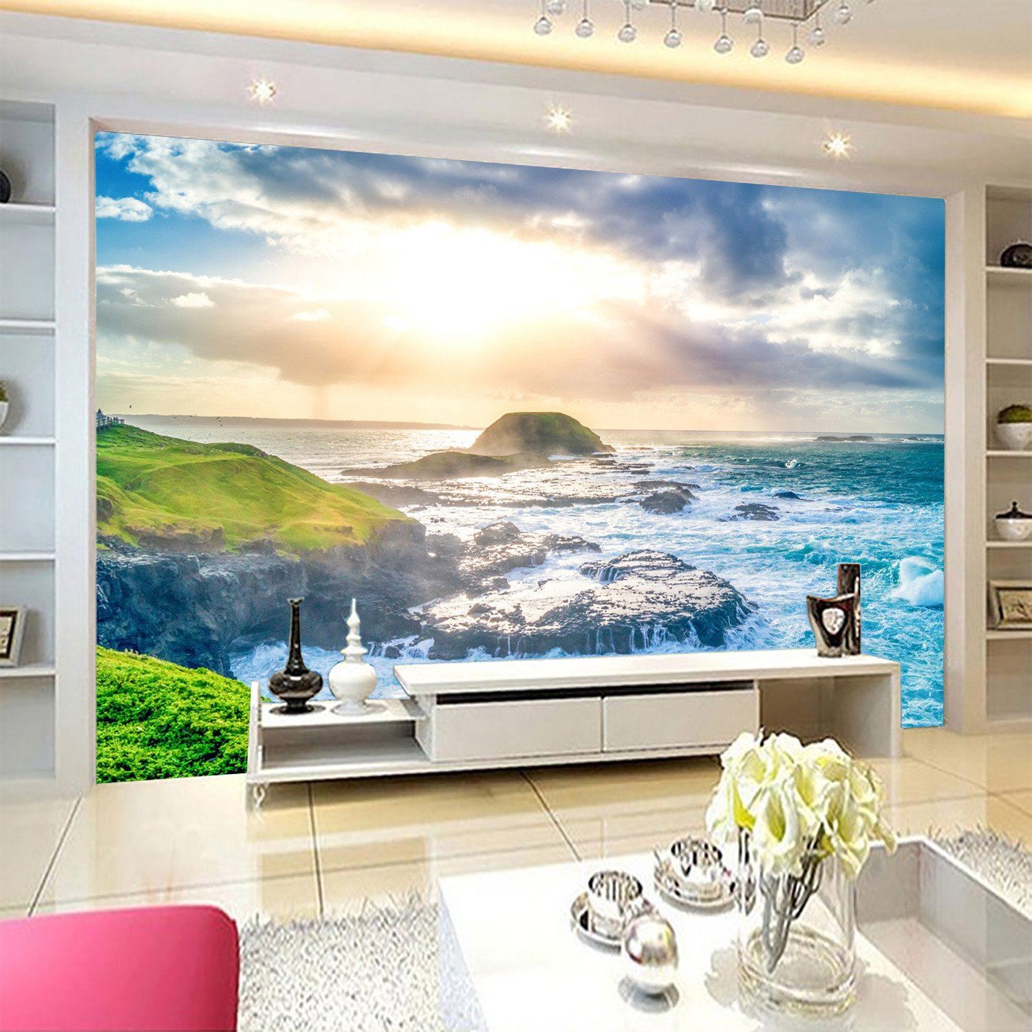 3D Beach Clouds Sky 538 Wallpaper AJ Wallpaper