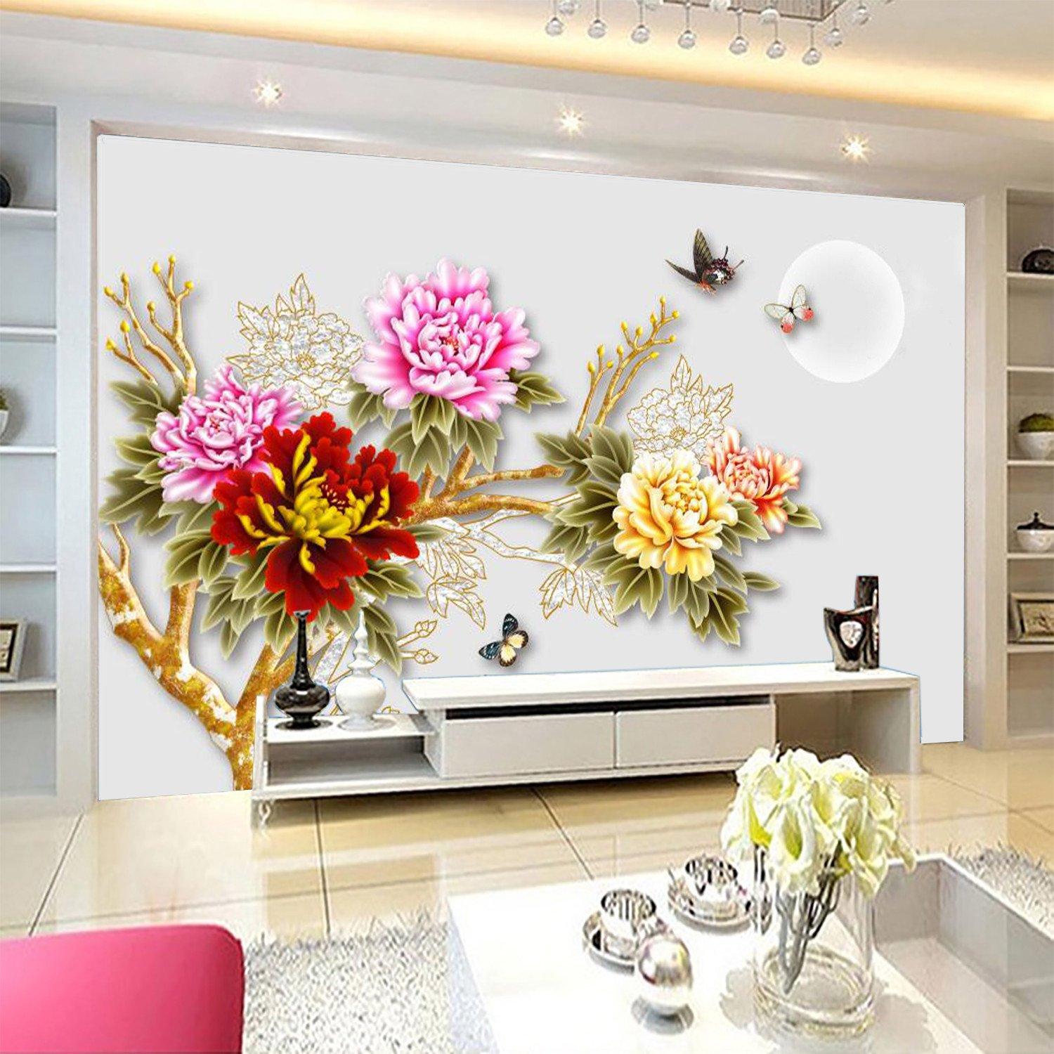 Purple And Red Peony 76 Wallpaper AJ Wallpaper 1