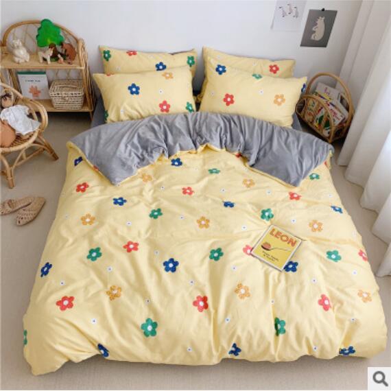 3D Colored Flowers 18054 Bed Pillowcases Quilt