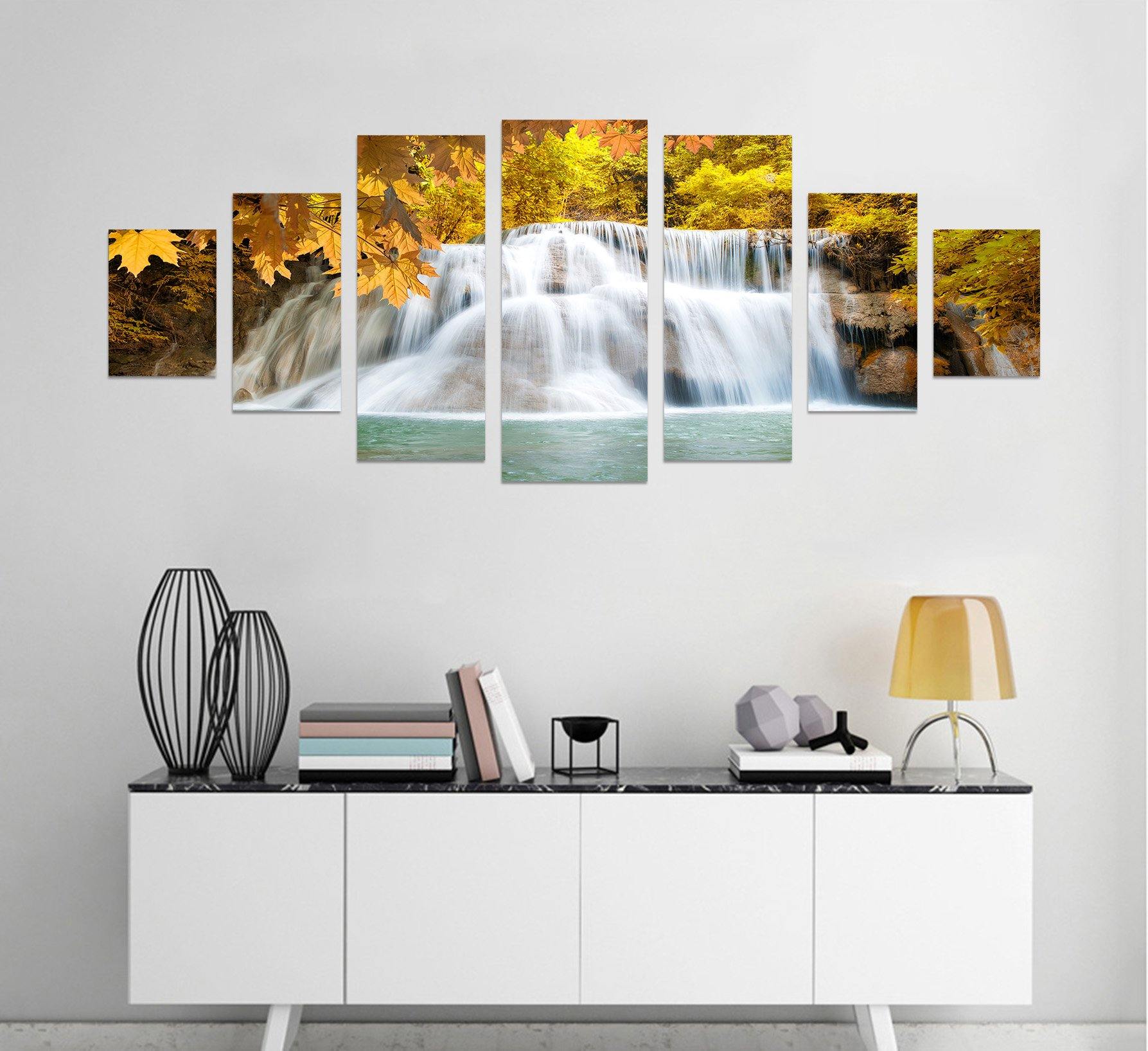 3D Maple Falls 083 Unframed Print Wallpaper Wallpaper AJ Wallpaper