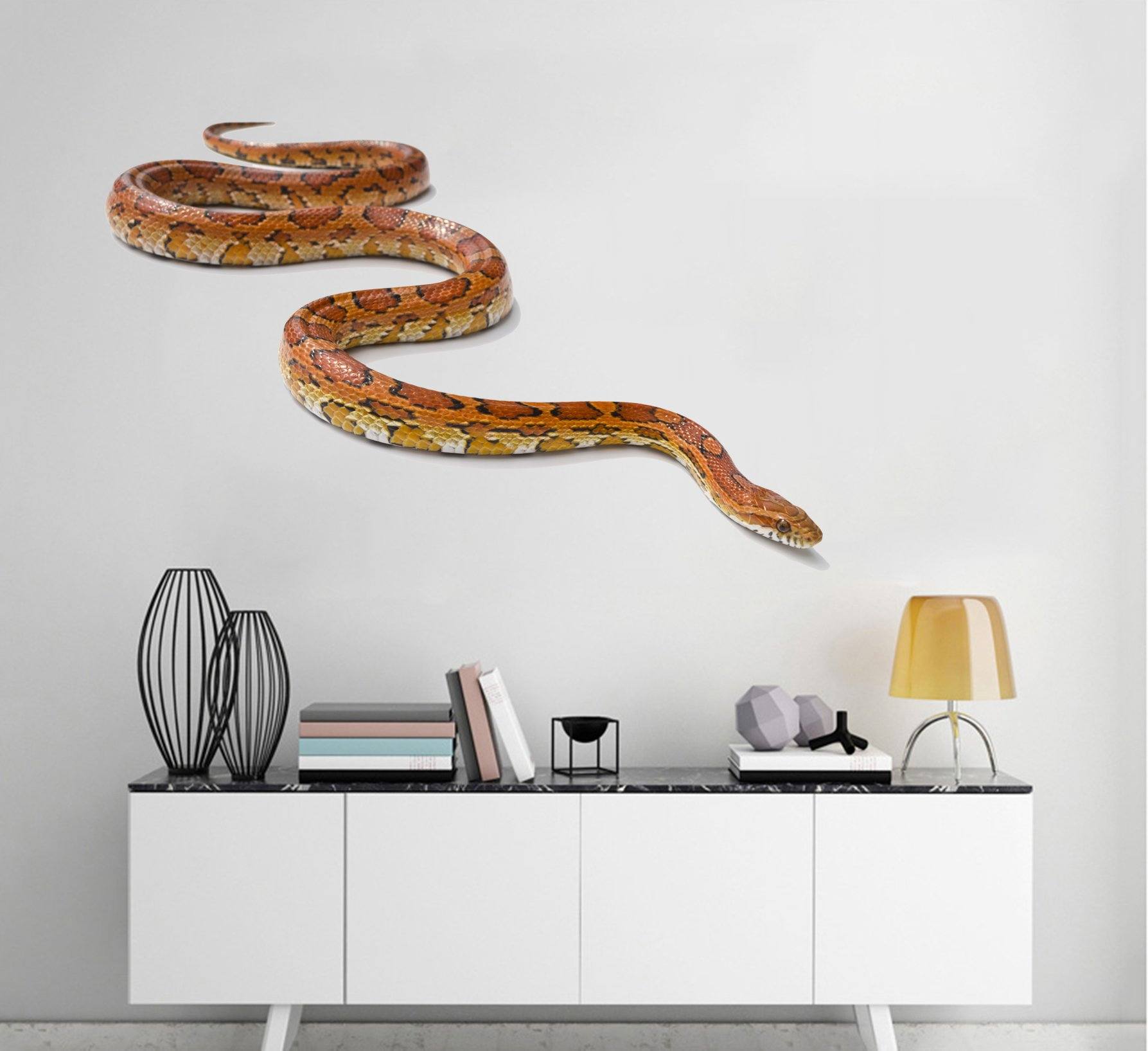 3D Snake 160 Animals Wall Stickers Wallpaper AJ Wallpaper