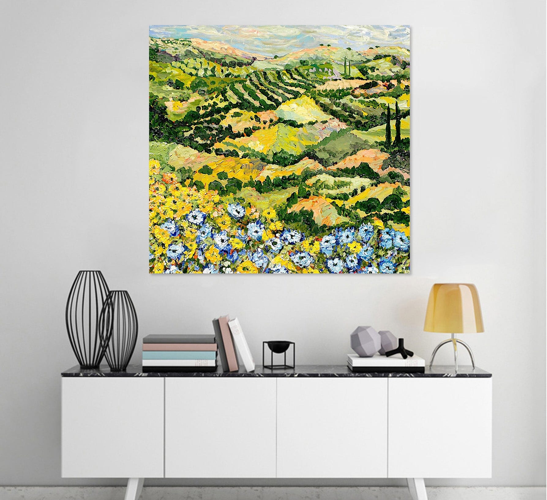 3D Wildflower Valley 130 Allan P. Friedlander Wall Sticker Wallpaper AJ Wallpaper 2