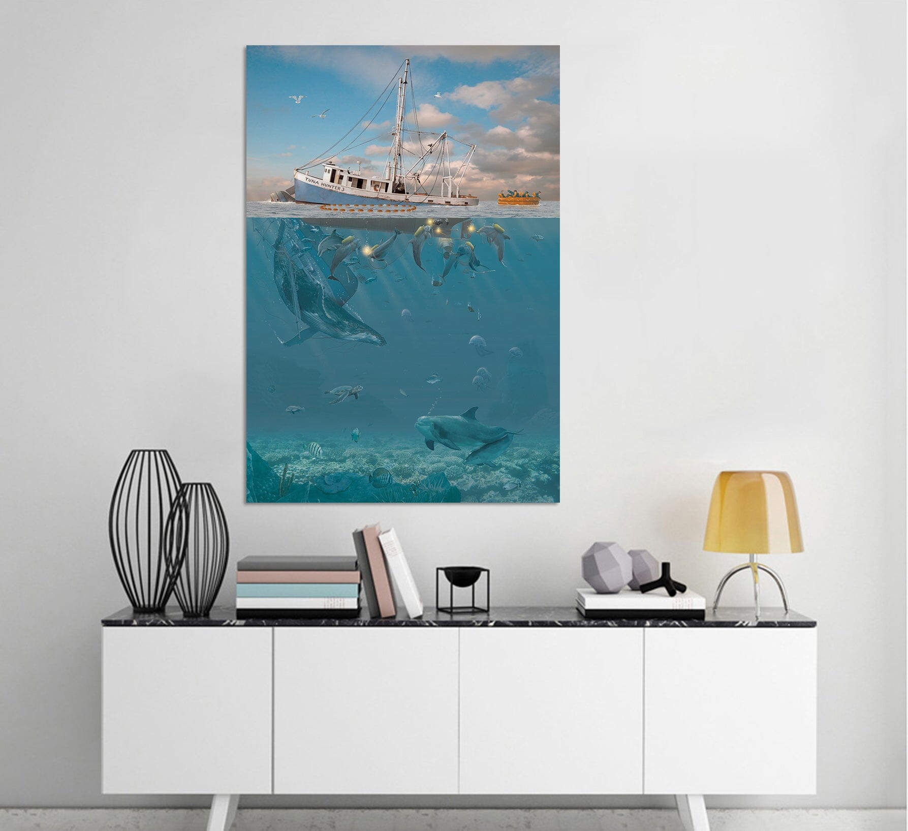 3D HRage Of The Dolphin 063 Vincent Hie Wall Sticker Wallpaper AJ Wallpaper 2
