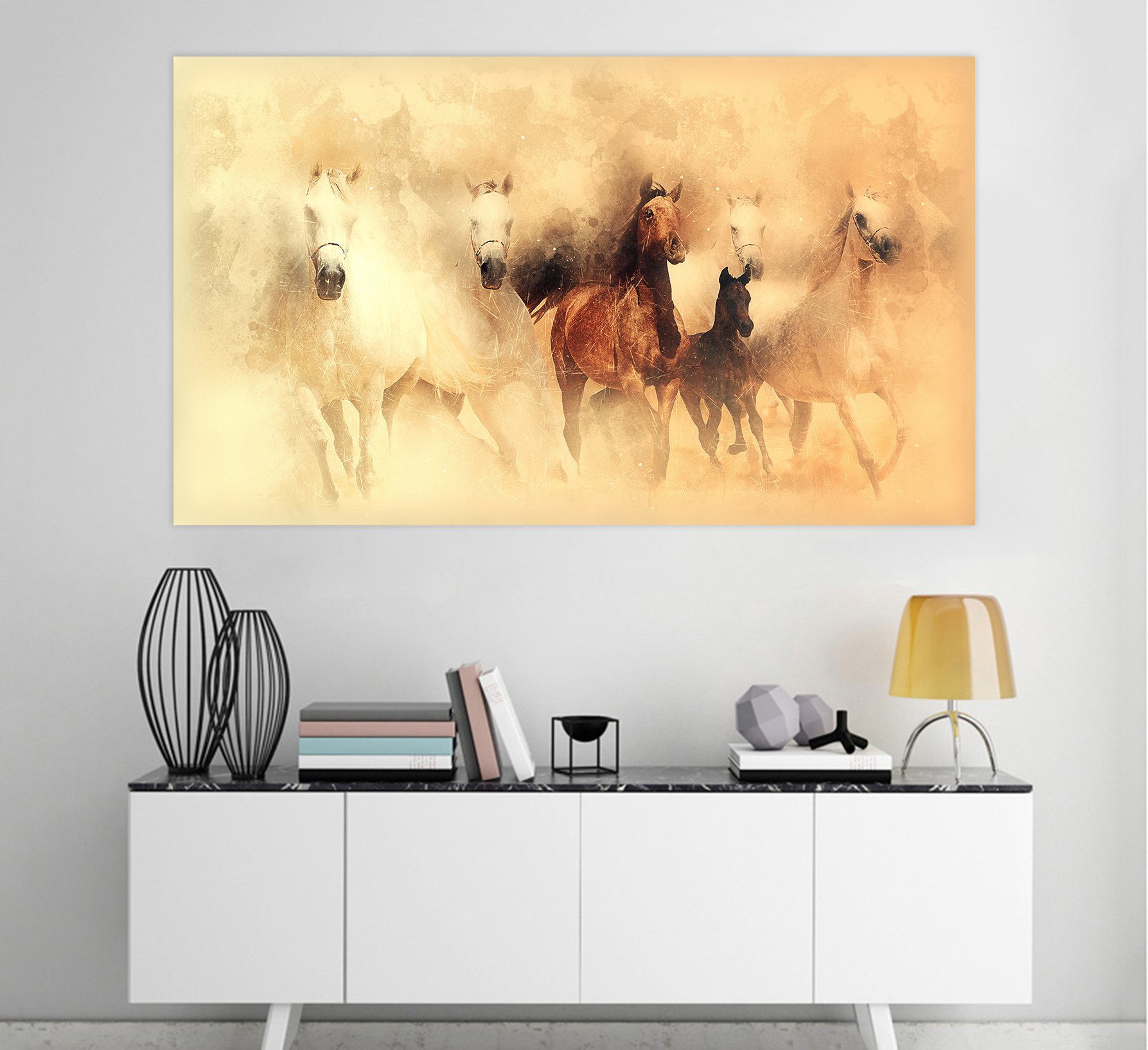 3D Wild Horse 84 Animal Wall Stickers Wallpaper AJ Wallpaper 2