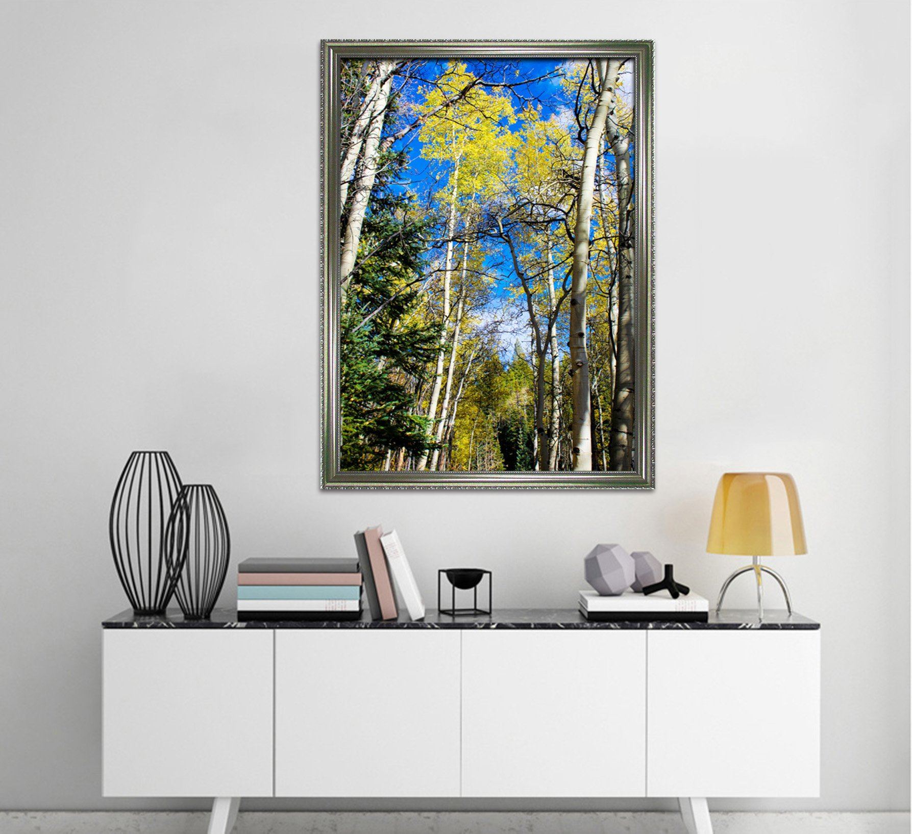 3D Sky Tree 140 Fake Framed Print Painting Wallpaper AJ Creativity Home