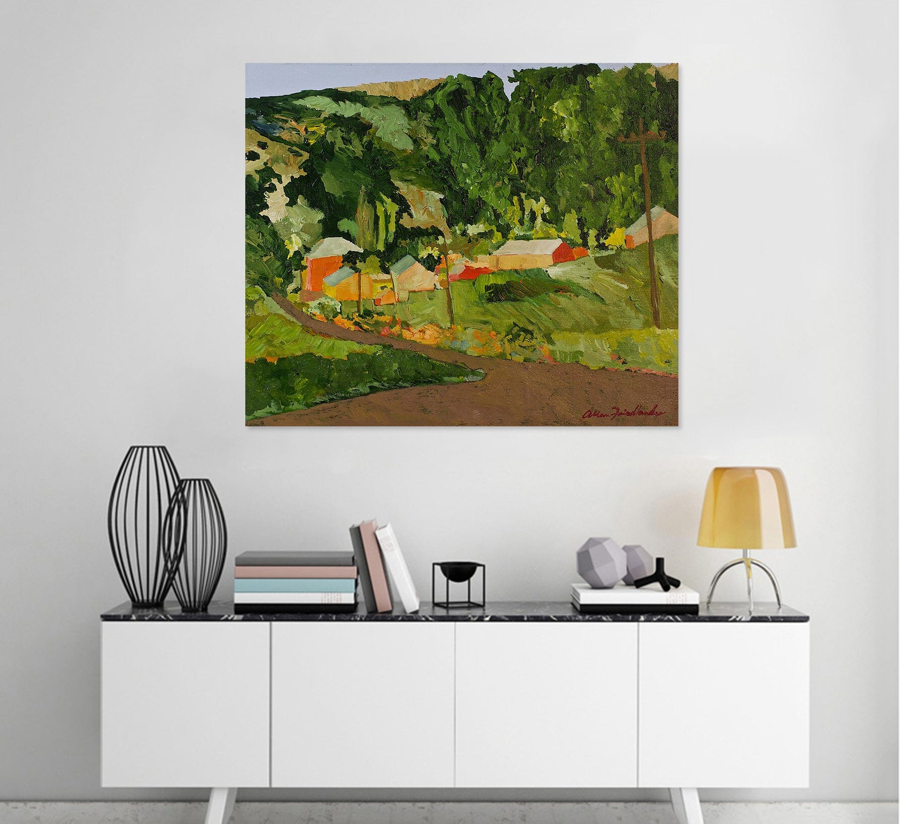 3D Green Village 181 Allan P. Friedlander Wall Sticker Wallpaper AJ Wallpaper 2