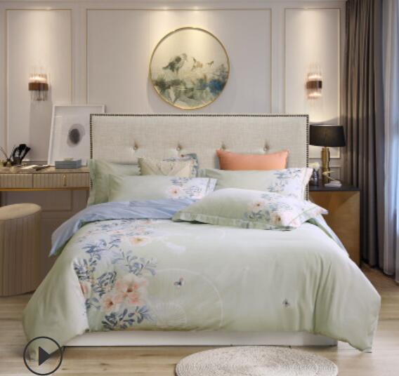 3D White Flower Branch 20144 Bed Pillowcases Quilt
