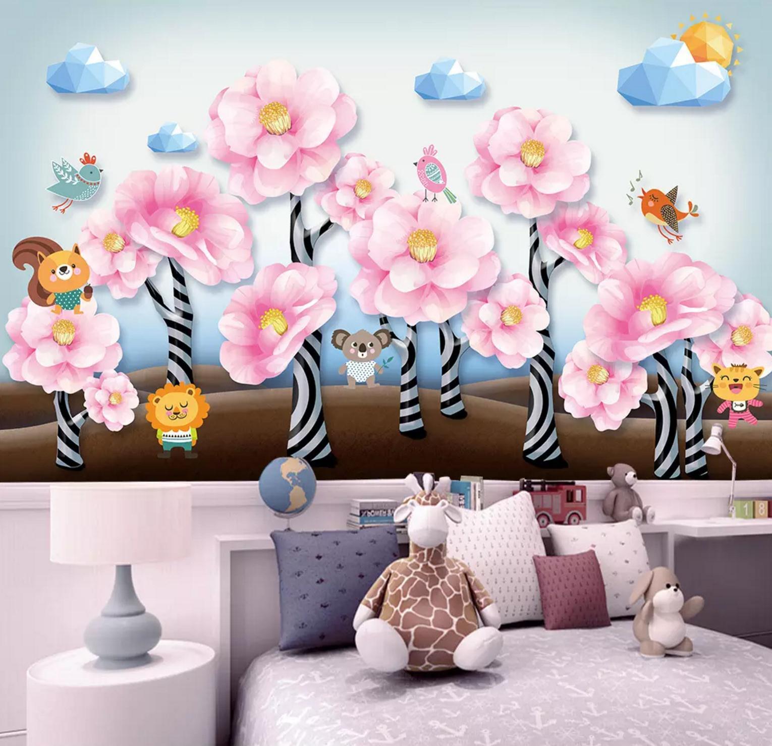 3D Flower Cat 342 Wallpaper AJ Wallpaper