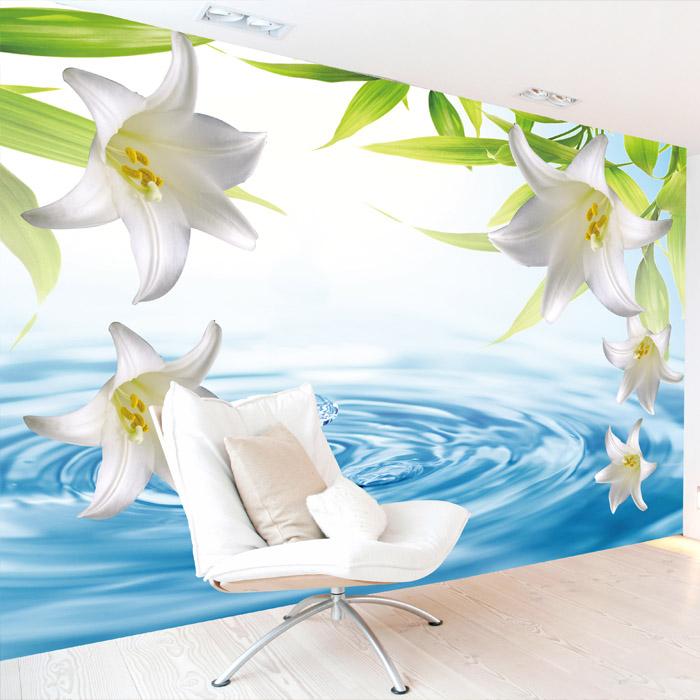 3D Lily River 029 Wallpaper AJ Wallpaper