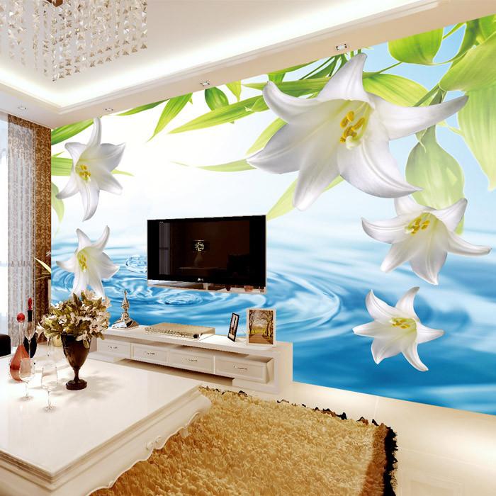 Pure Lilies Wallpaper AJ Wallpaper