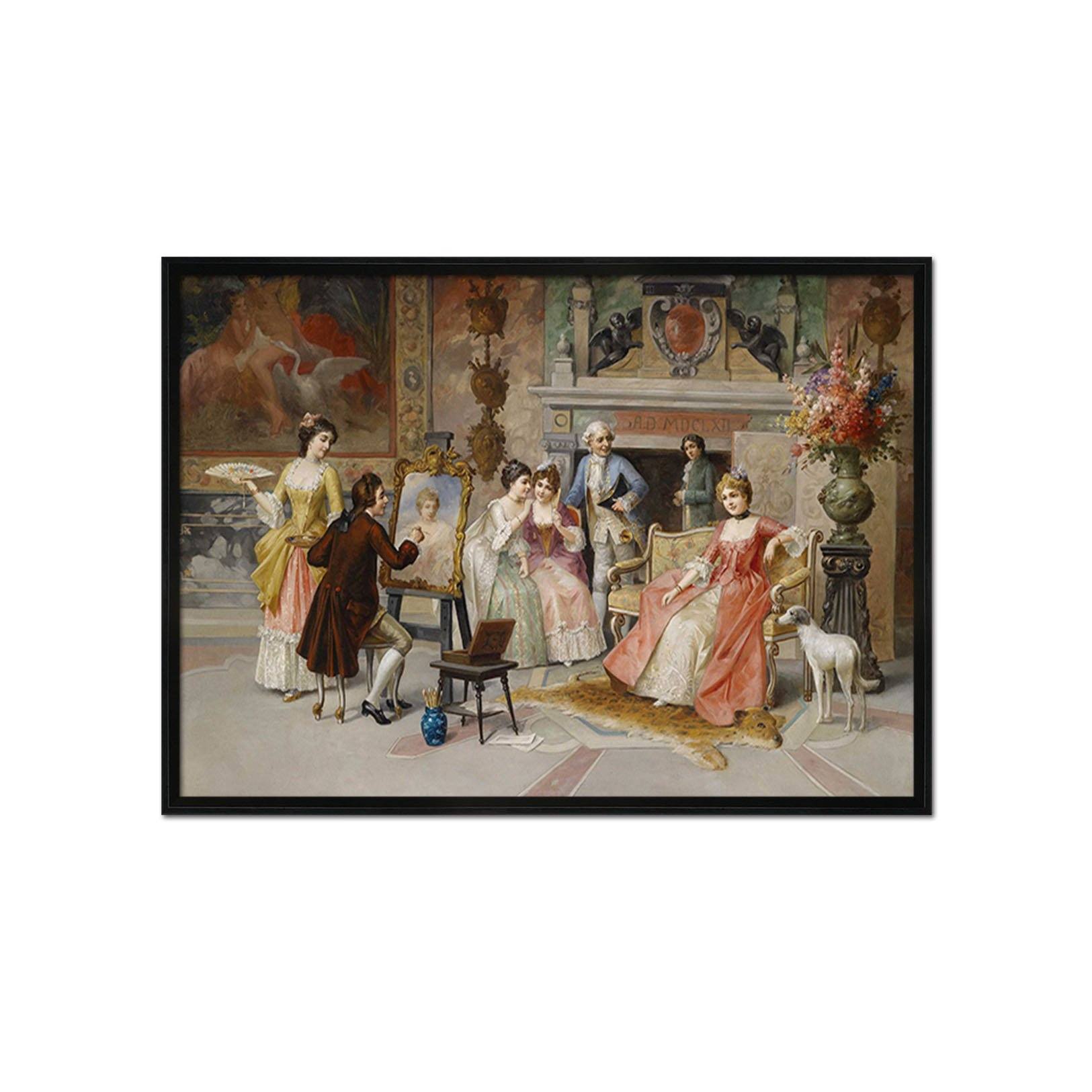 3D Painting Characters 139 Fake Framed Print Painting Wallpaper AJ Creativity Home